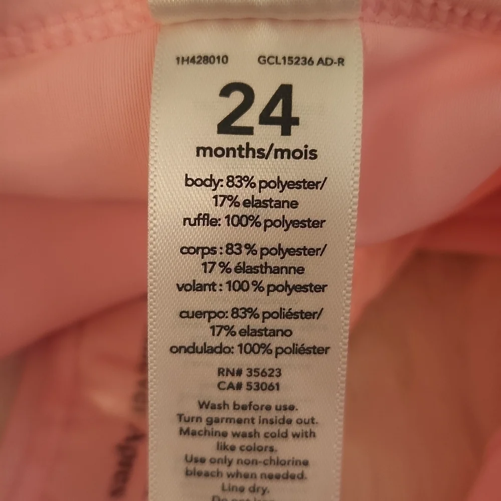 CARTERS pink unicorn long sleeve rashguard set 24M NWT